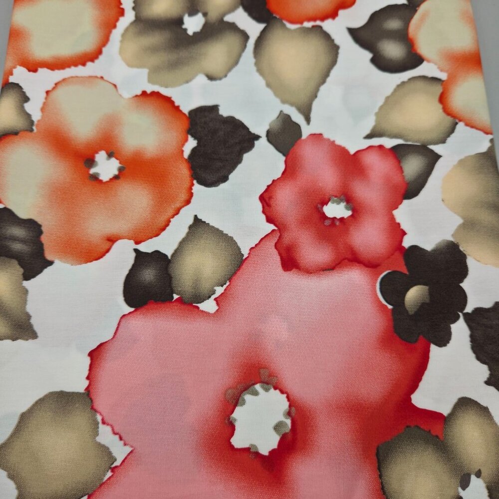 Jo-Ann Exclusive Floral Cotton Fabric Watercolor Flowers Big Bold 1 Yard